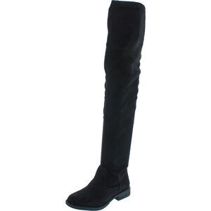 Bamboo MONTANA-53 Black Suede Womens boots 8 NEW